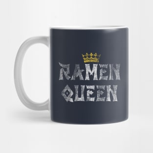 Ramen Queen Distressed Option Mug